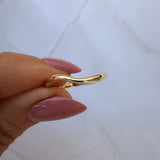 Gold Vermeil Waved Ring