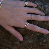 Gold Vermeil Waved Ring