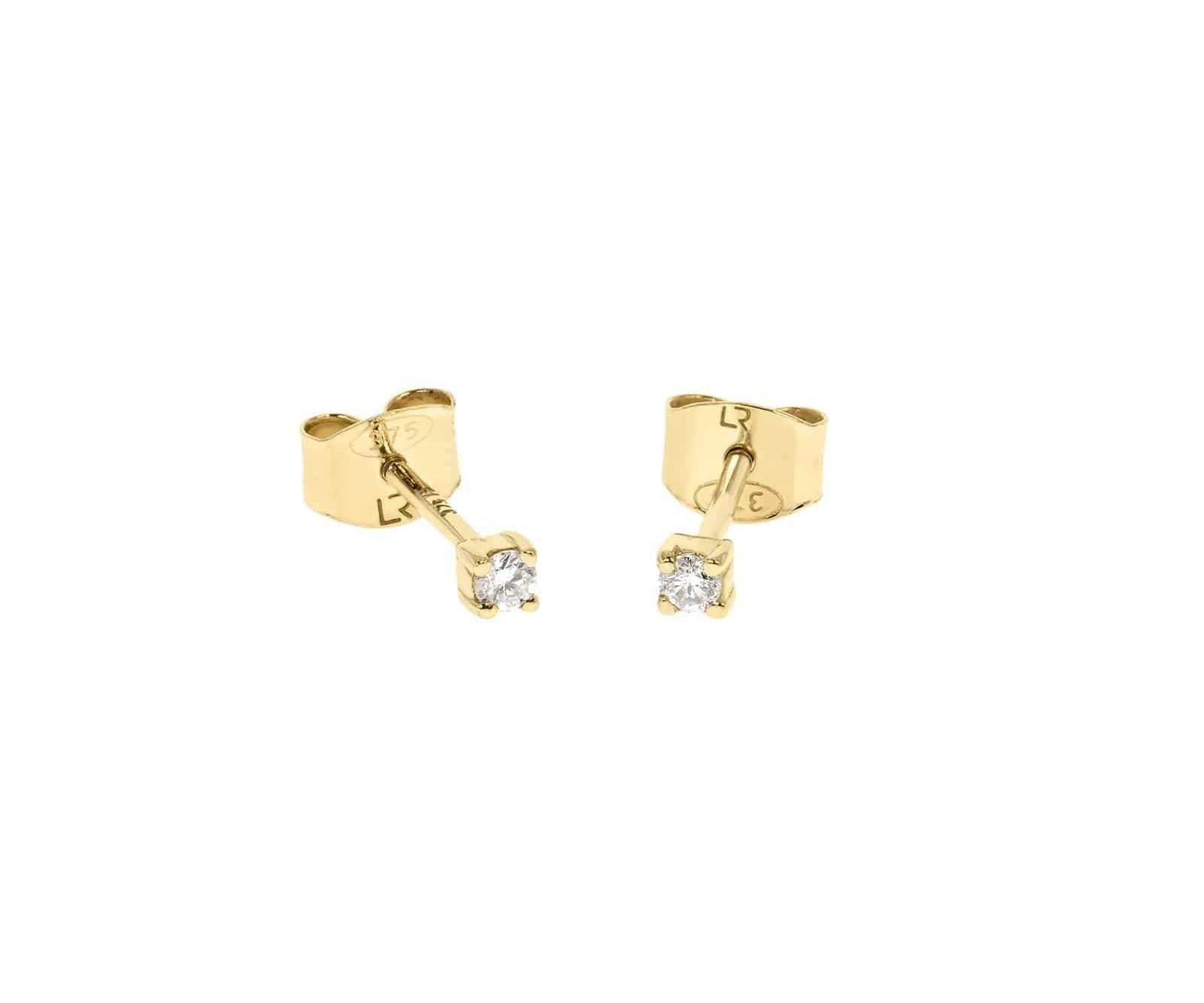 Picture of Luna Rae Solid 9k Gold Halley Studs