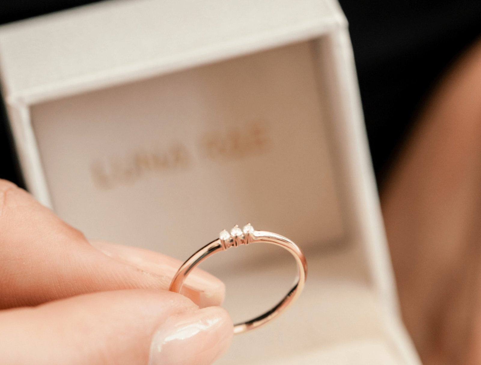 Picture of Luna Rae Solid 9k Gold Juliette Ring