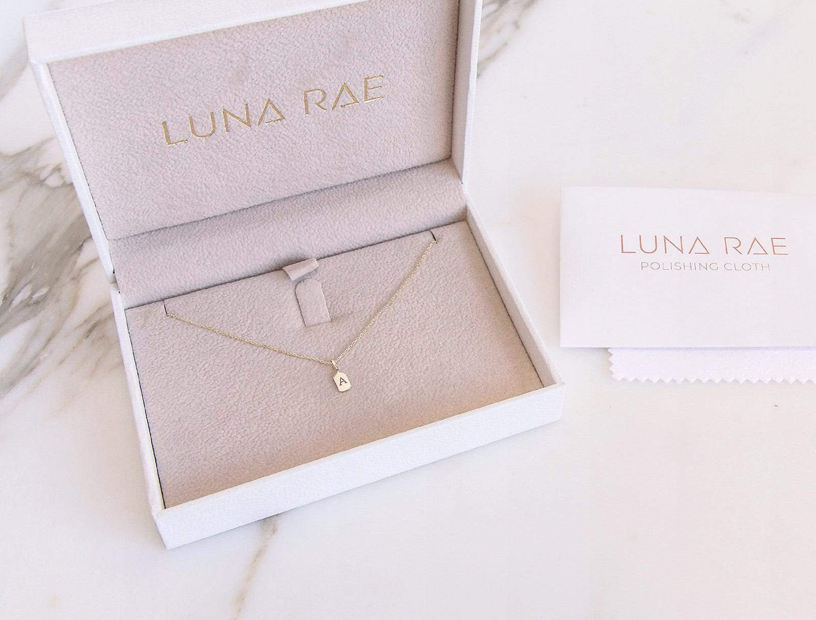 Picture of Luna Rae Solid 9k Gold Letter A