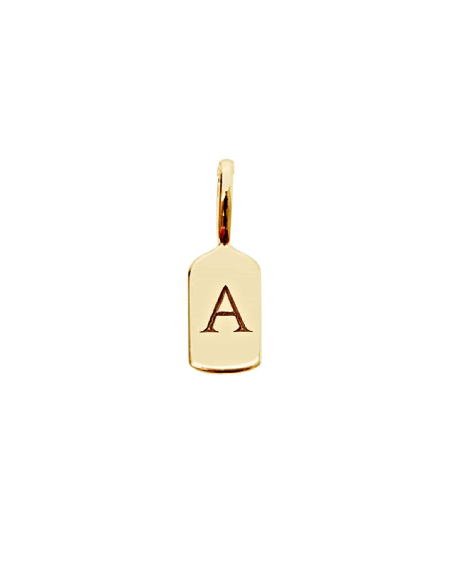 Picture of Luna Rae Yellow Gold Letter A