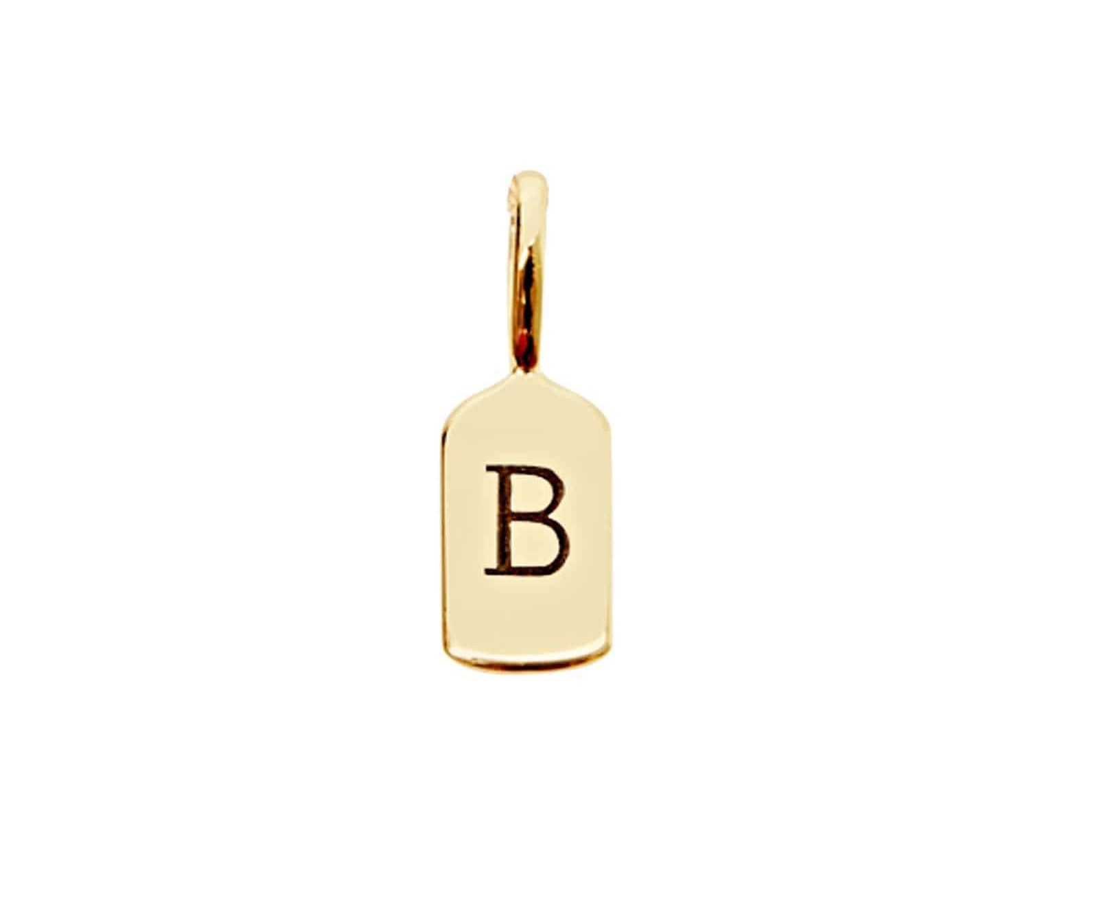 Picture of Luna Rae Solid 9k Gold Letter B