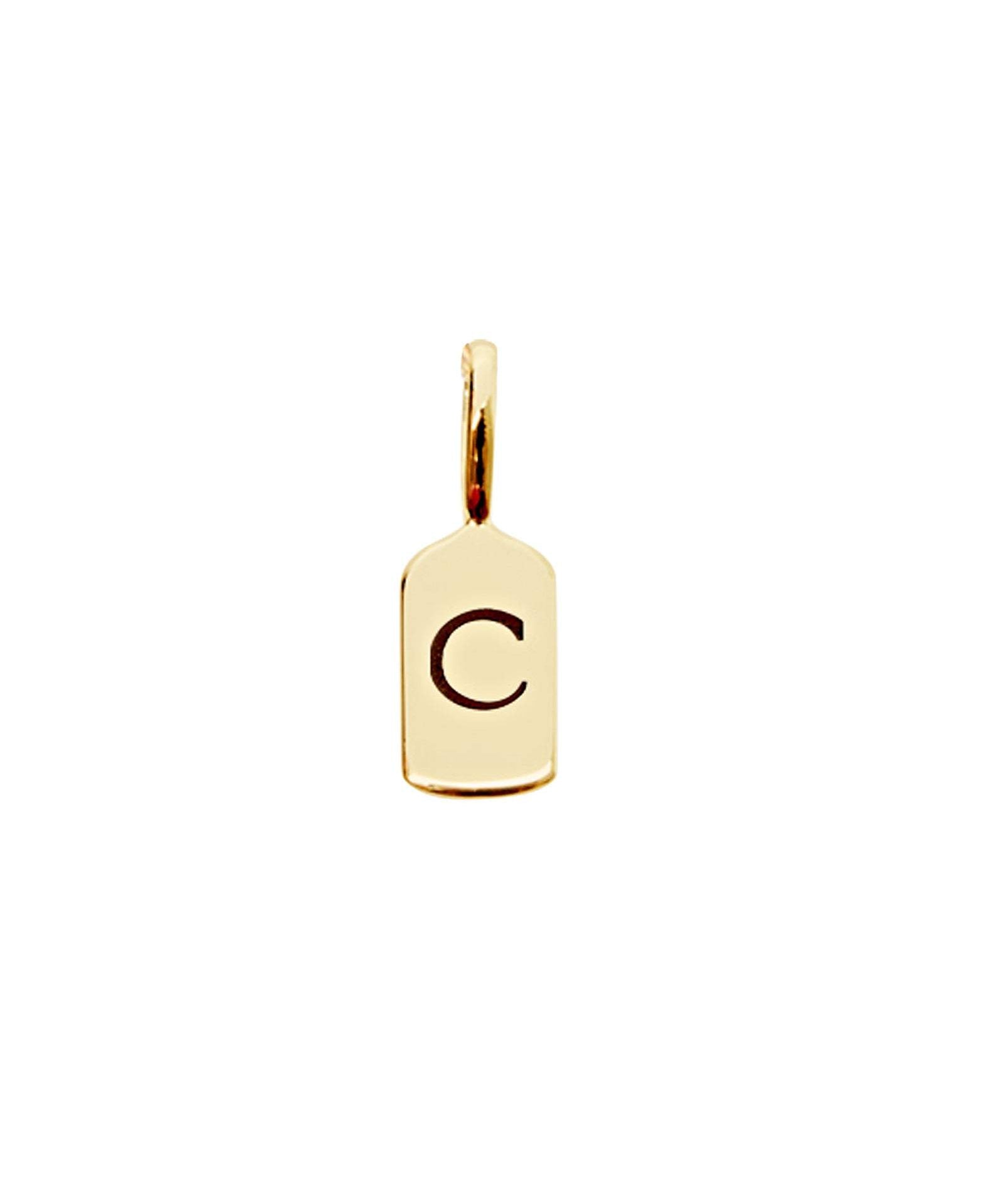 Picture of Luna Rae Yellow Gold Letter C