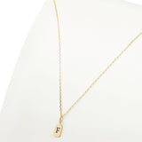 Picture of Luna Rae Yellow Gold Letter F