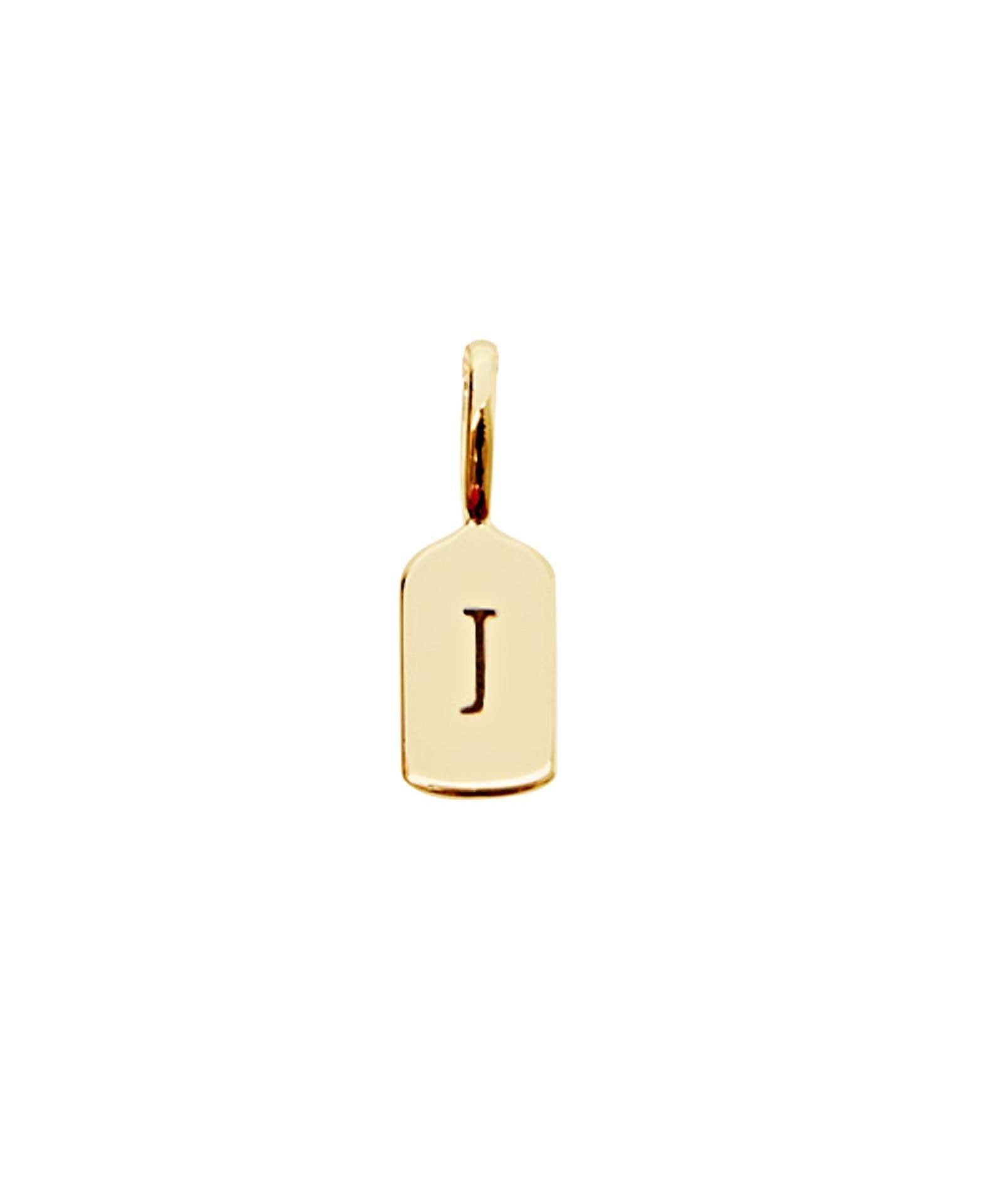 Picture of Luna Rae Yellow Gold Letter J