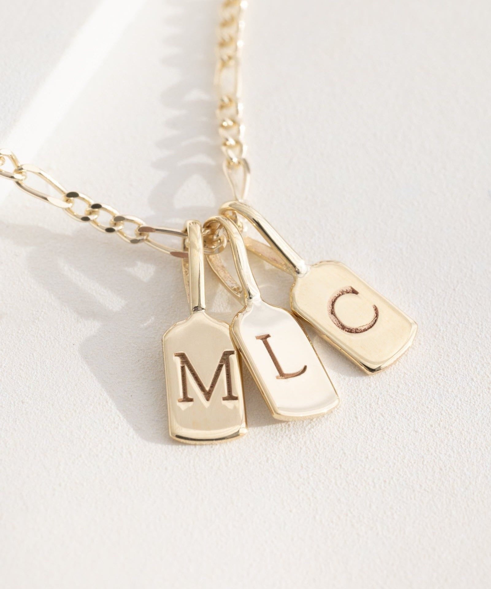 Picture of Luna Rae Yellow Gold Letter K