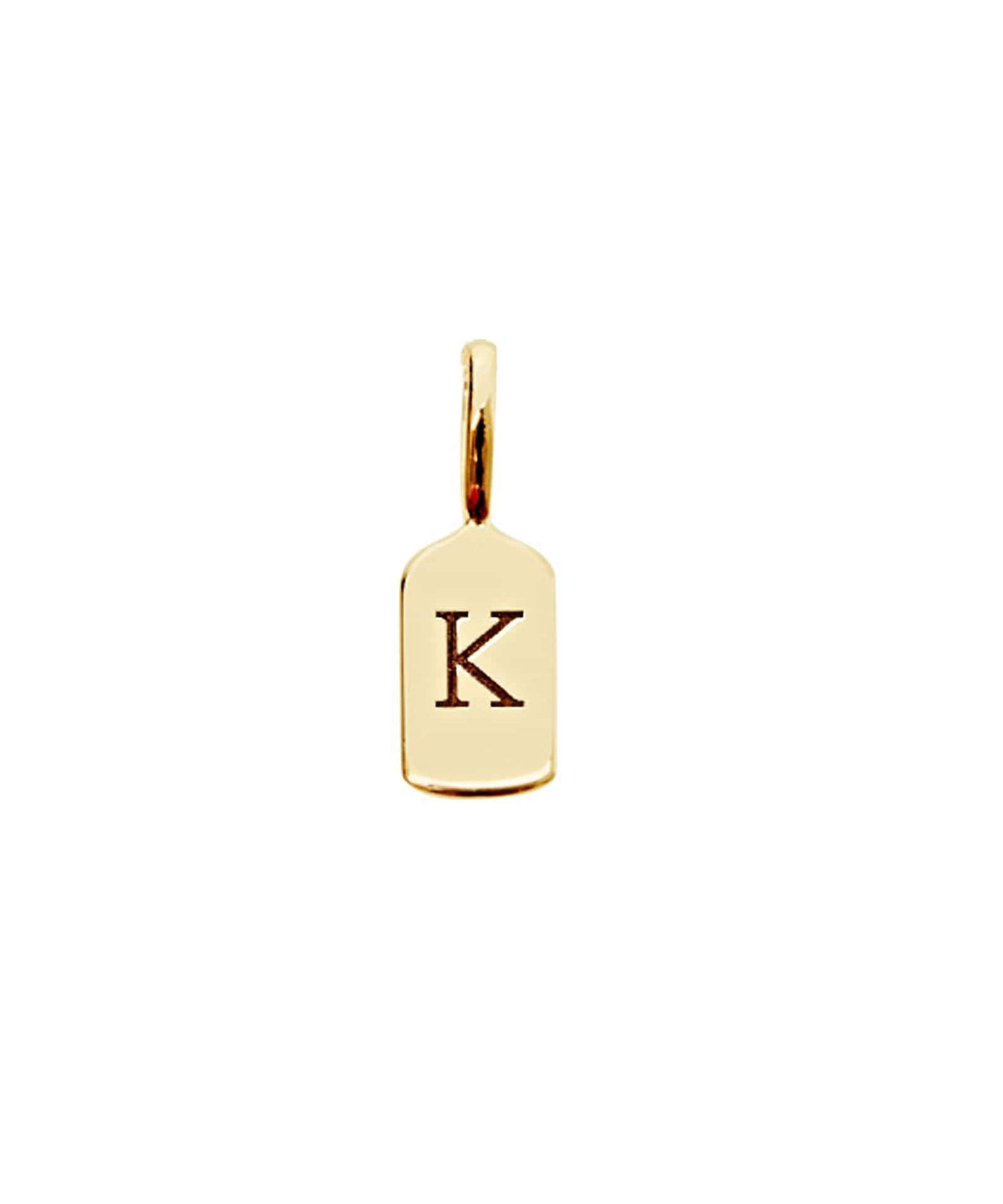 Picture of Luna Rae Yellow Gold Letter K