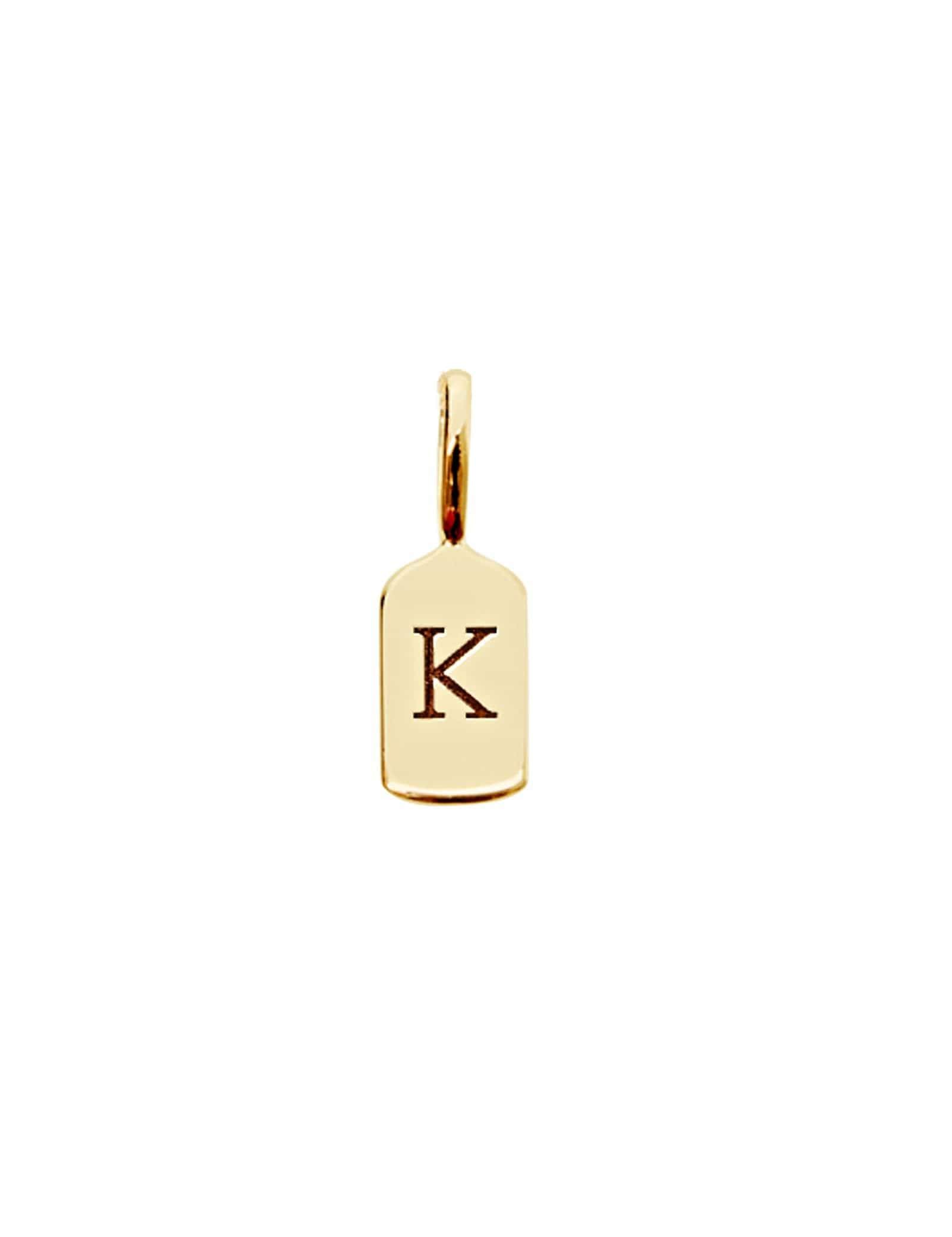 Picture of Luna Rae Yellow Gold Letter K