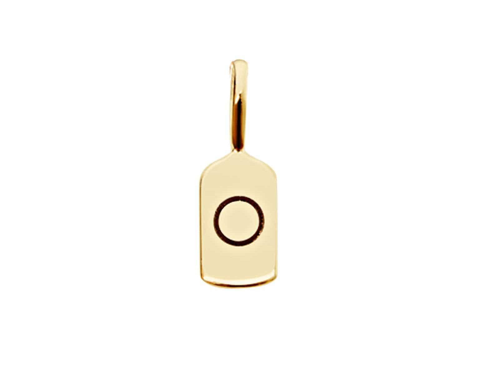 Picture of Luna Rae Solid 9k Gold Letter O