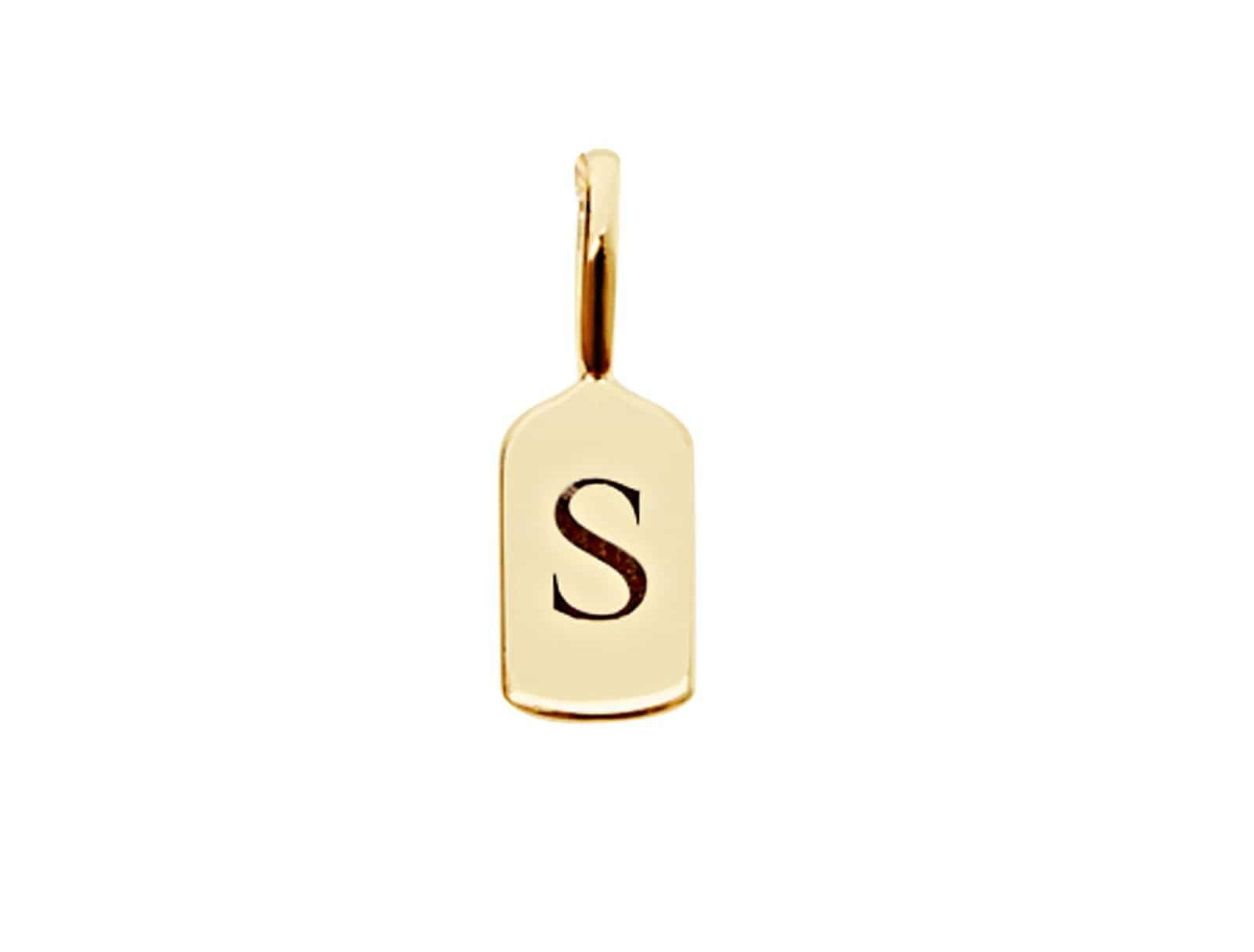 Picture of Luna Rae Solid 9k Gold Letter S