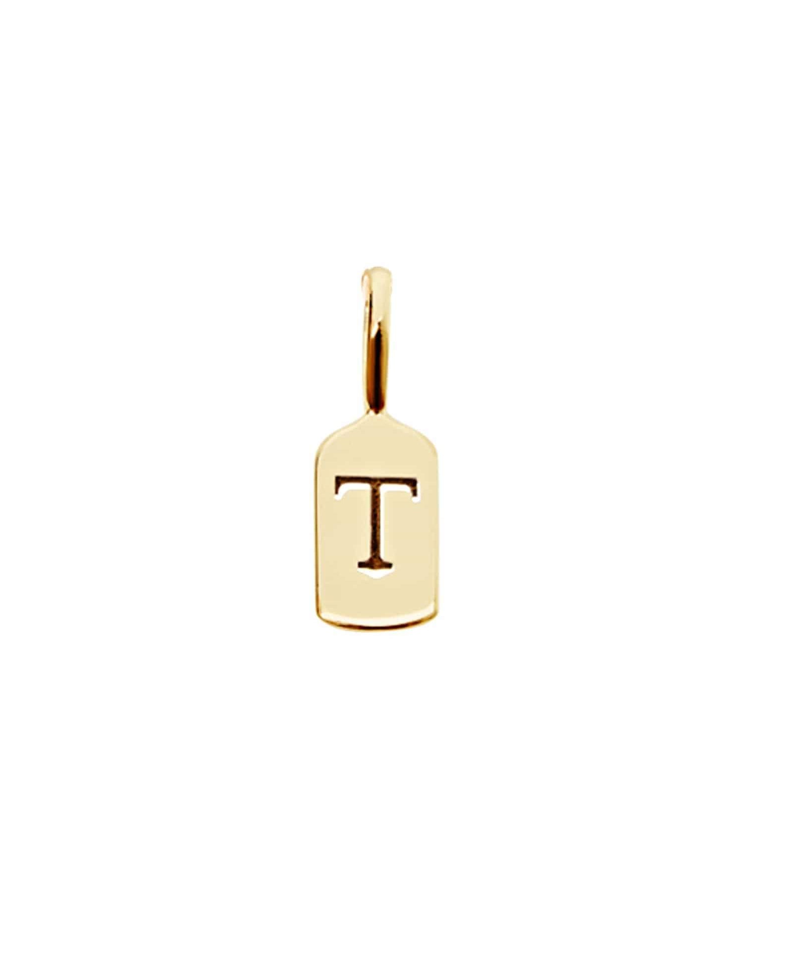 Picture of Luna Rae Yellow Gold Letter T
