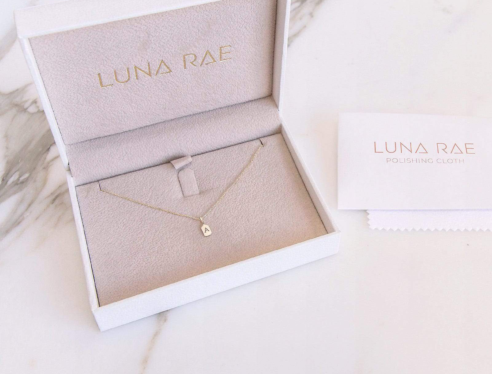 Picture of Luna Rae Solid 9k Gold Letter V