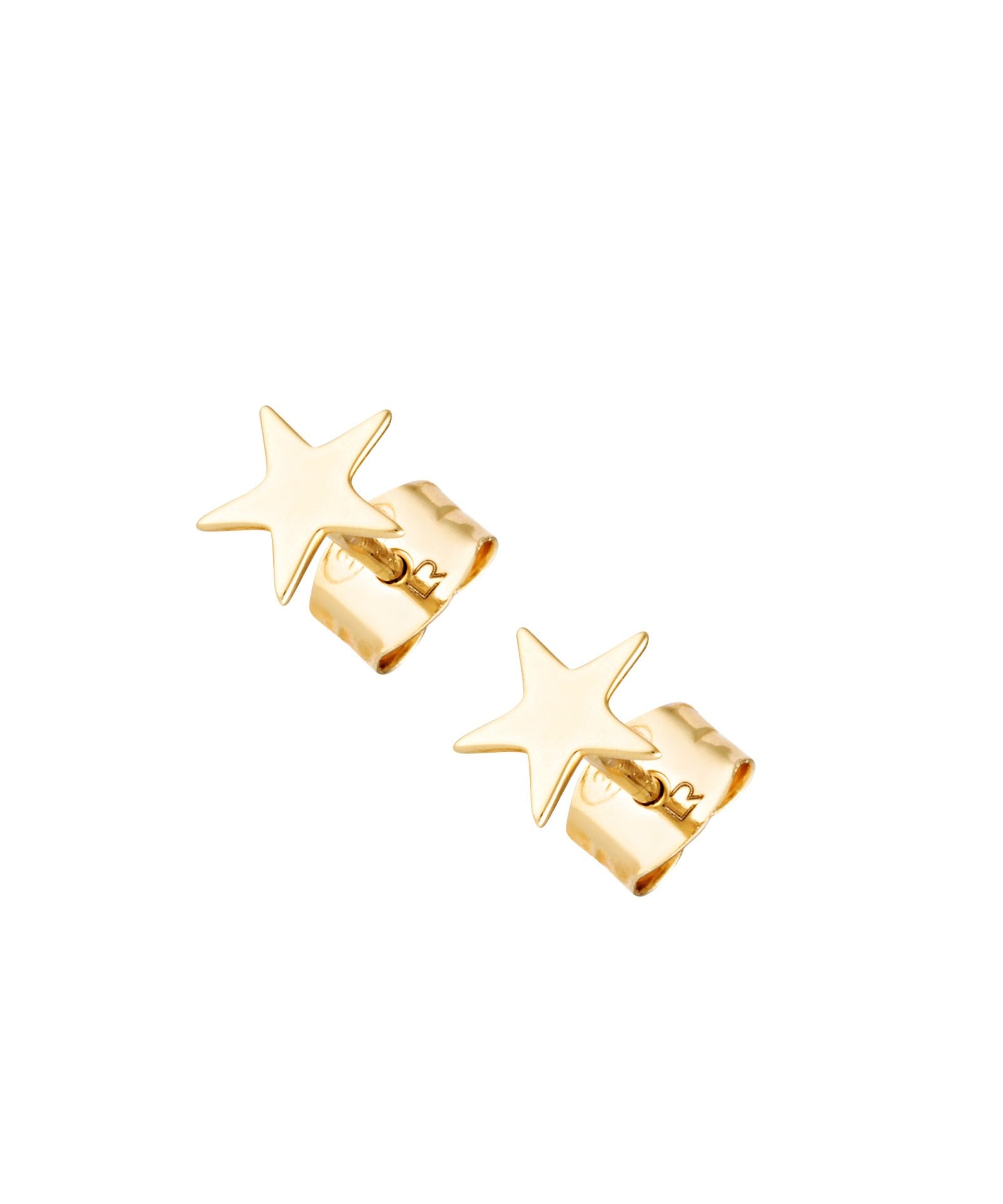 Picture of Luna Rae Solid 9k Gold Litte Star Studs