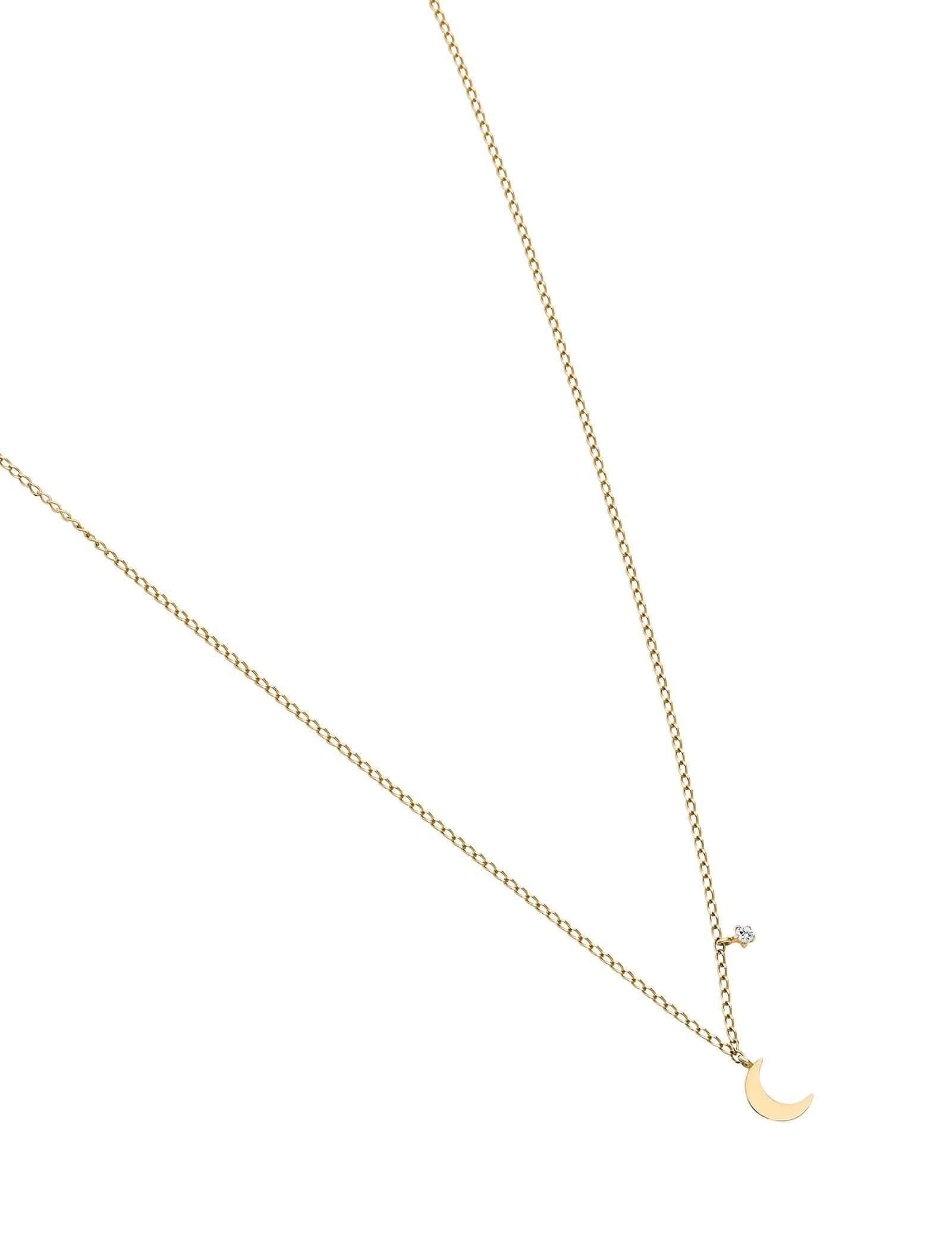 Picture of Luna Rae Solid 9k Gold Luna Necklace