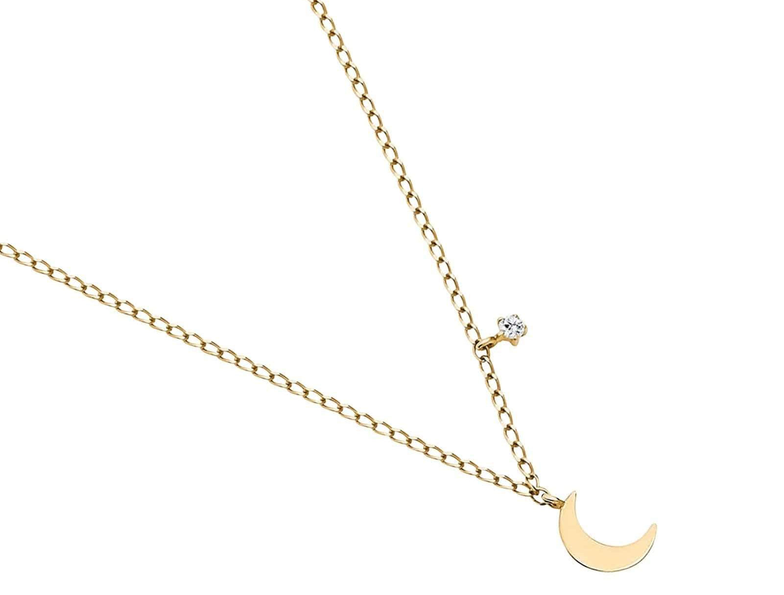 Picture of Luna Rae Solid 9k Gold Luna Necklace