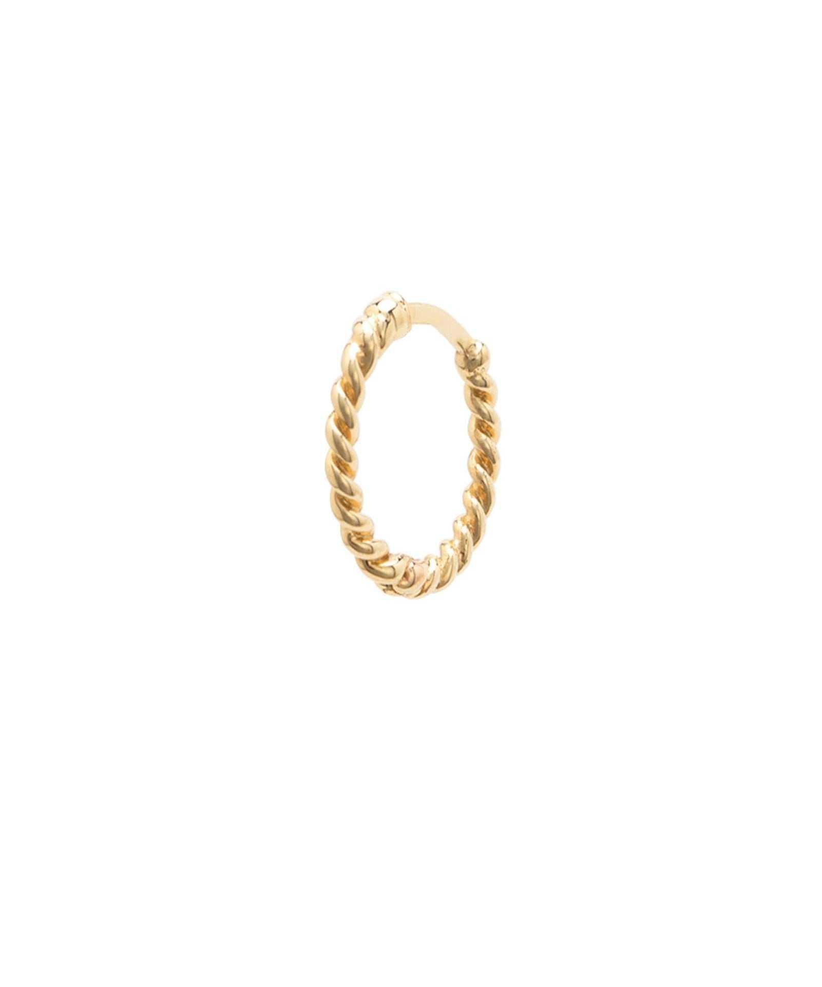 Picture of Luna Rae Solid 9k Gold Lyra Huggies
