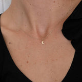 Picture of Luna Rae Solid 9k Gold My Moon Necklace