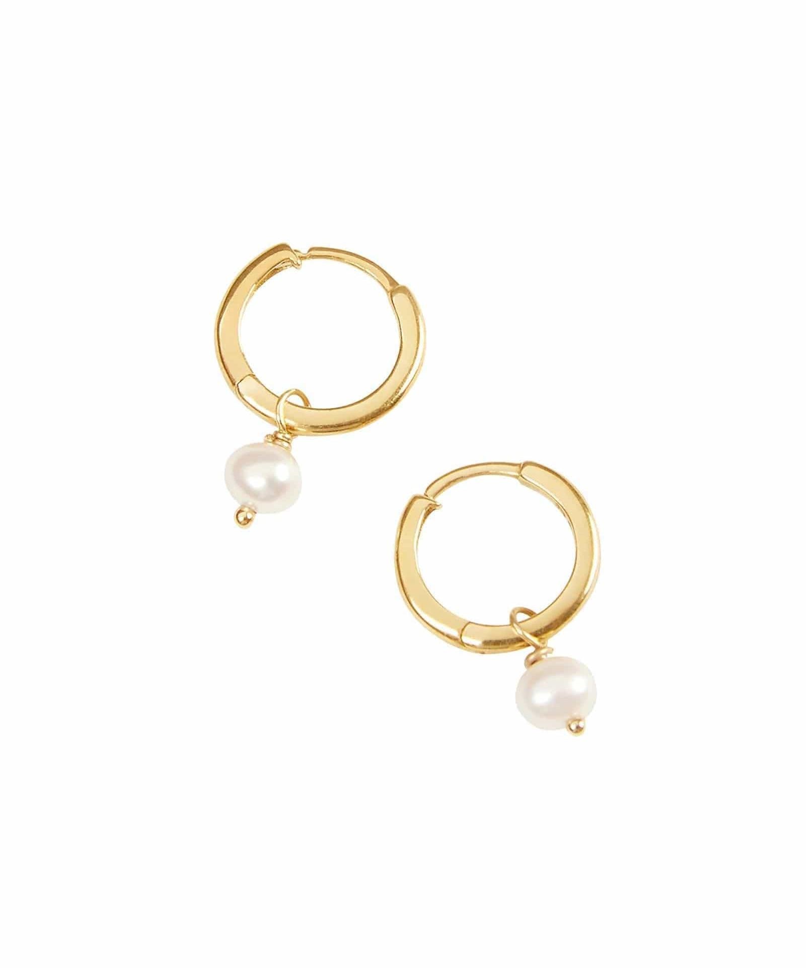 Picture of Luna Rae Solid 9k Gold Moonglade Huggies