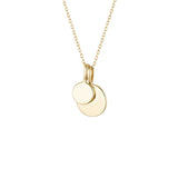 Multi Stacked Flat Disc Necklace