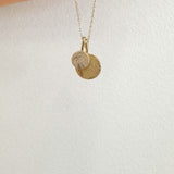 Multi Stacked Flat Disc Necklace