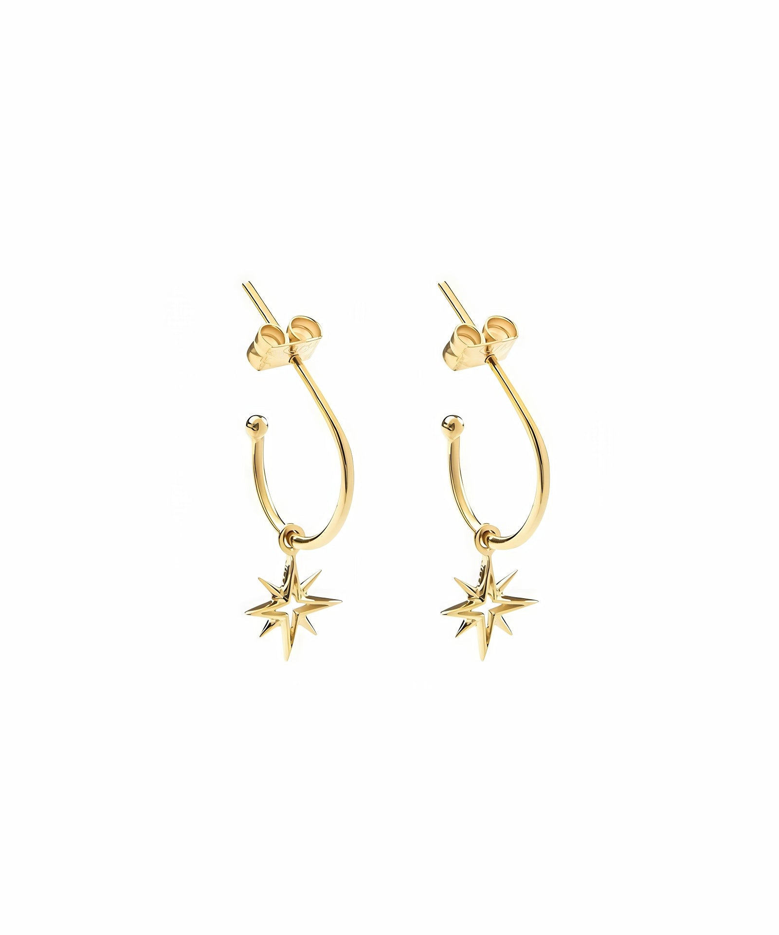 Picture of Luna Rae Solid 9k Gold My True North Hoops