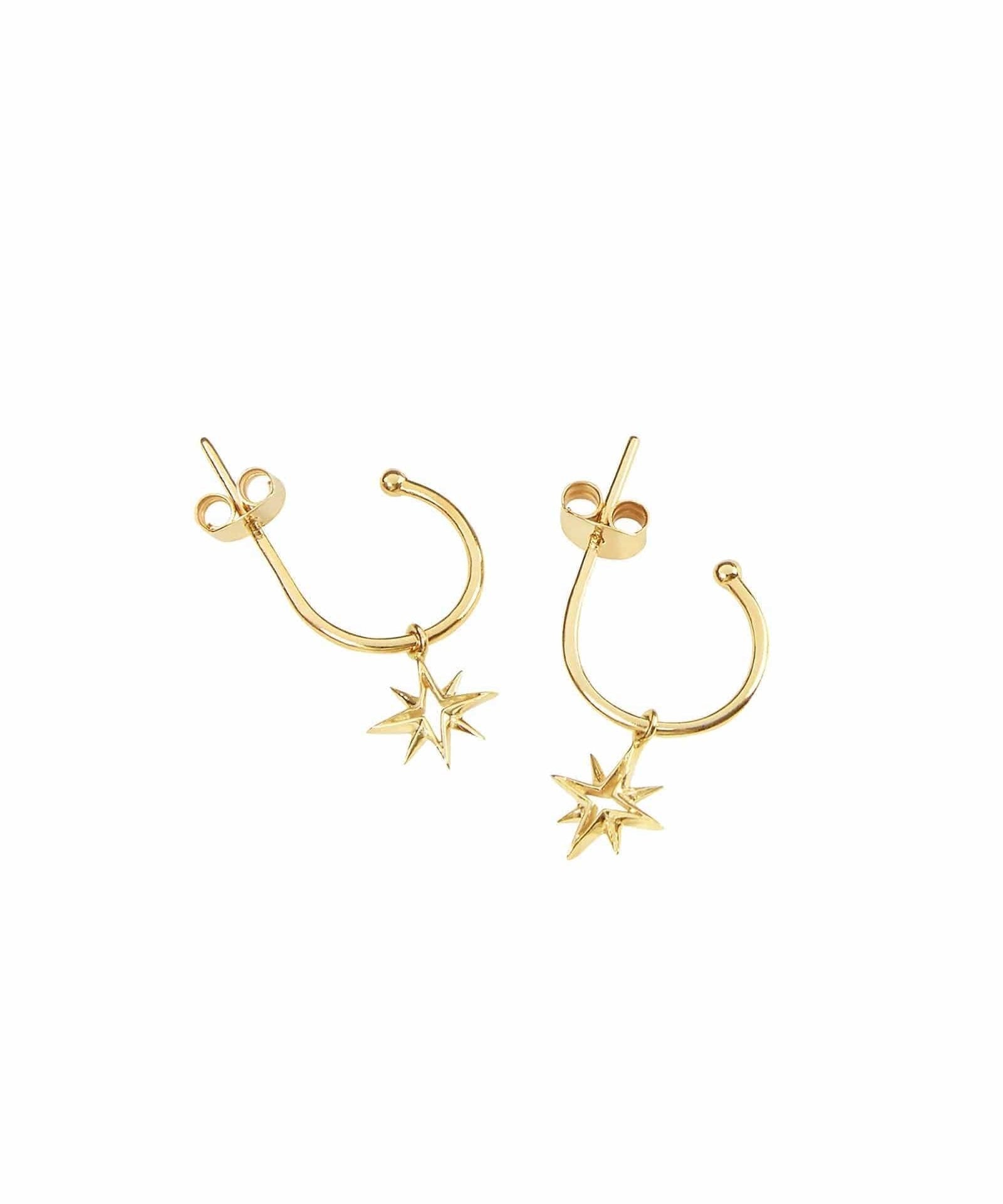 Picture of Luna Rae Solid 9k Gold My True North Hoops