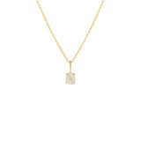 Yellow Gold Birthstone Necklace