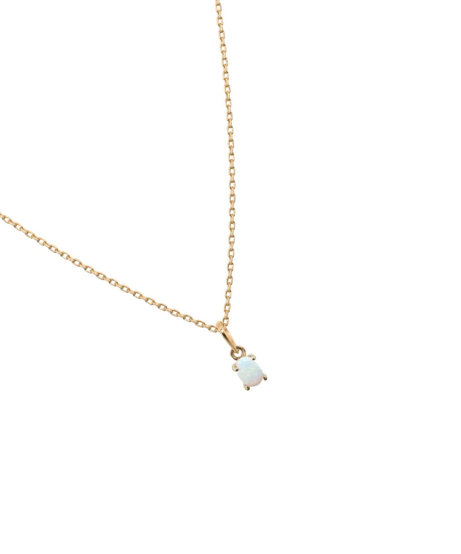 Picture of Luna Rae Solid 9k Gold Opal Necklace