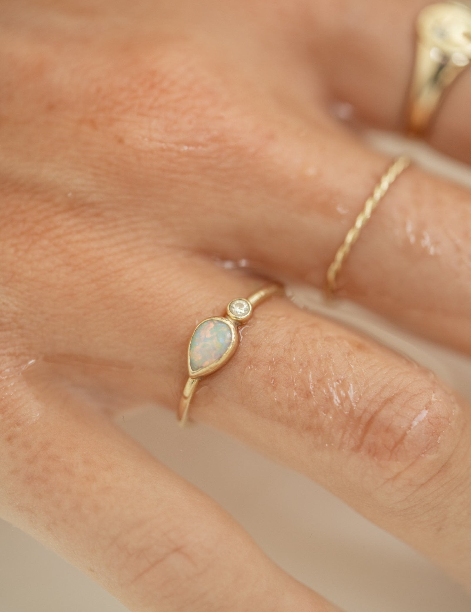 Picture of Luna Rae Solid 9k Gold Higher Love Ring