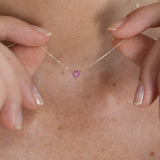 Pink Heart Necklace