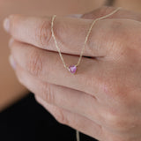 Pink Heart Necklace