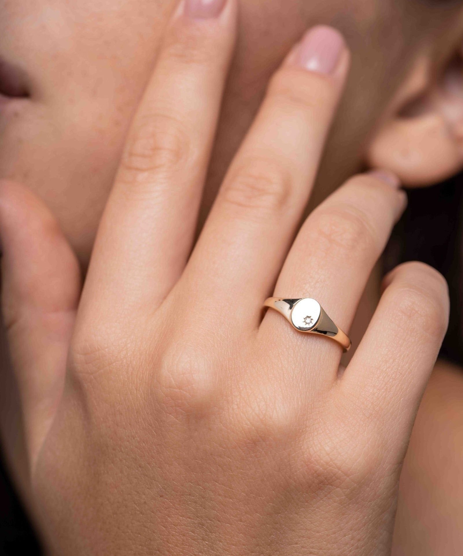 Picture of Luna Rae Solid 9k Gold Rhia Ring