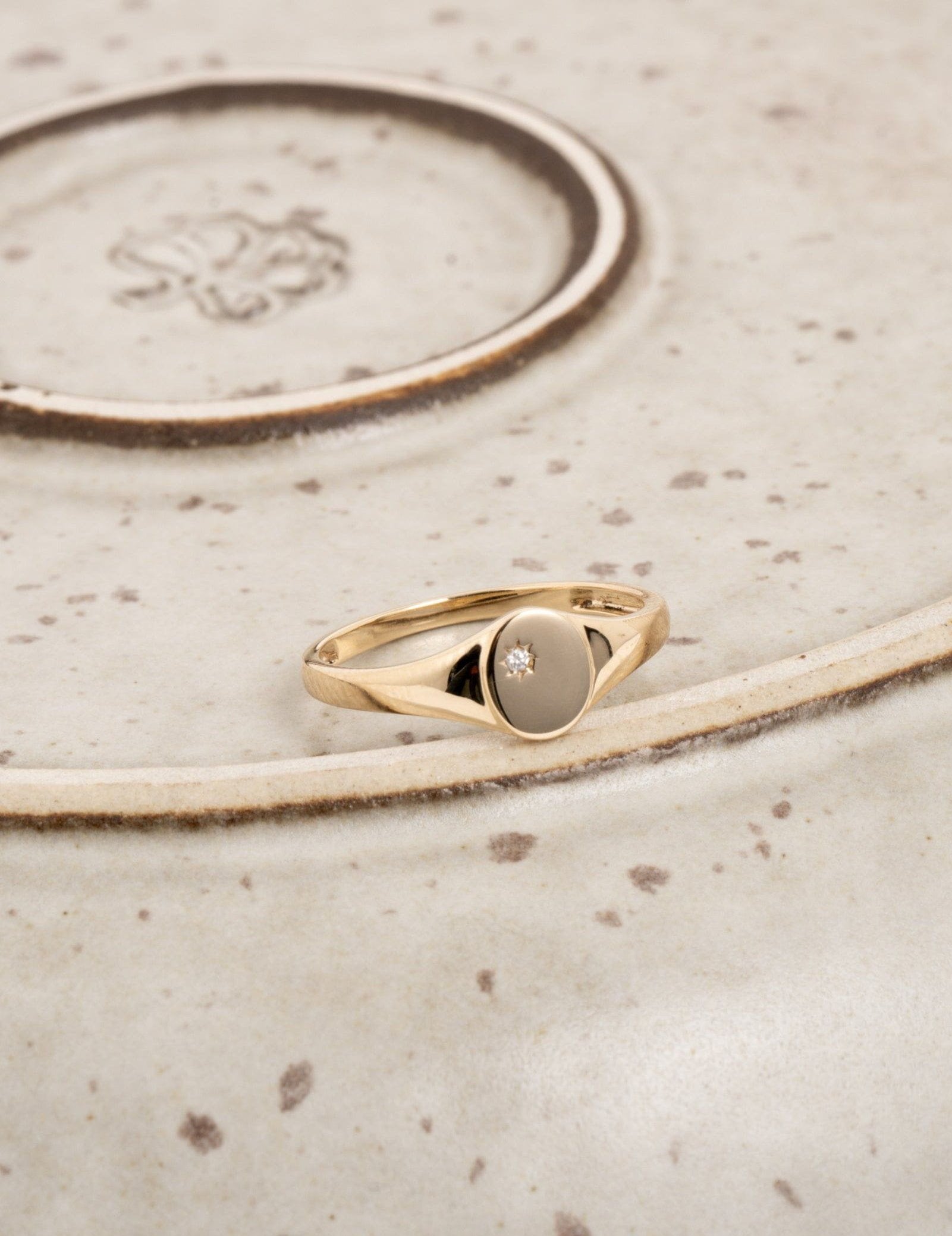 Picture of Luna Rae Solid 9k Gold Rhia Ring