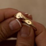 Picture of Luna Rae Solid 9k Gold Rhia Ring