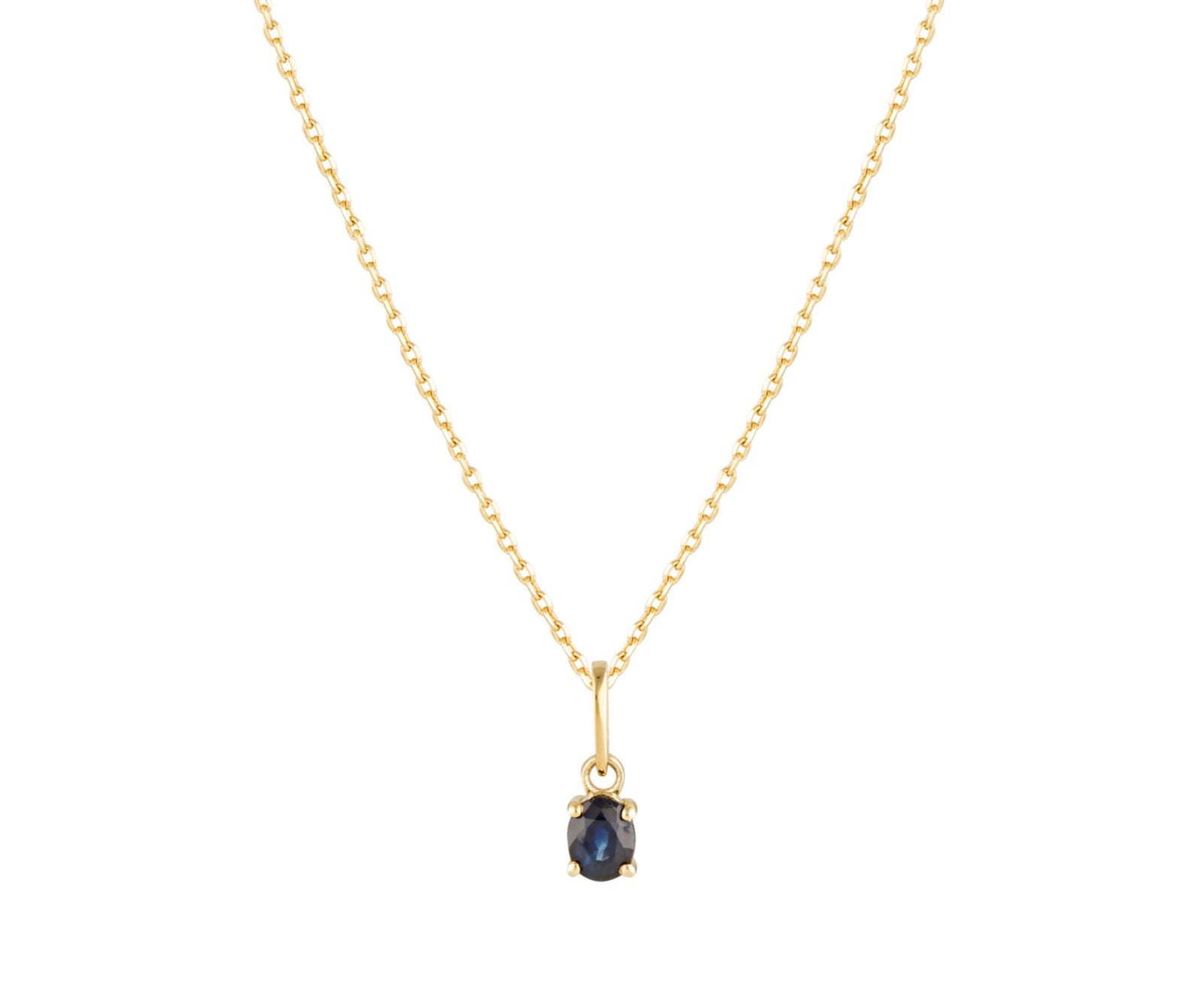 Picture of Luna Rae Solid 9k Gold Sapphire Necklace
