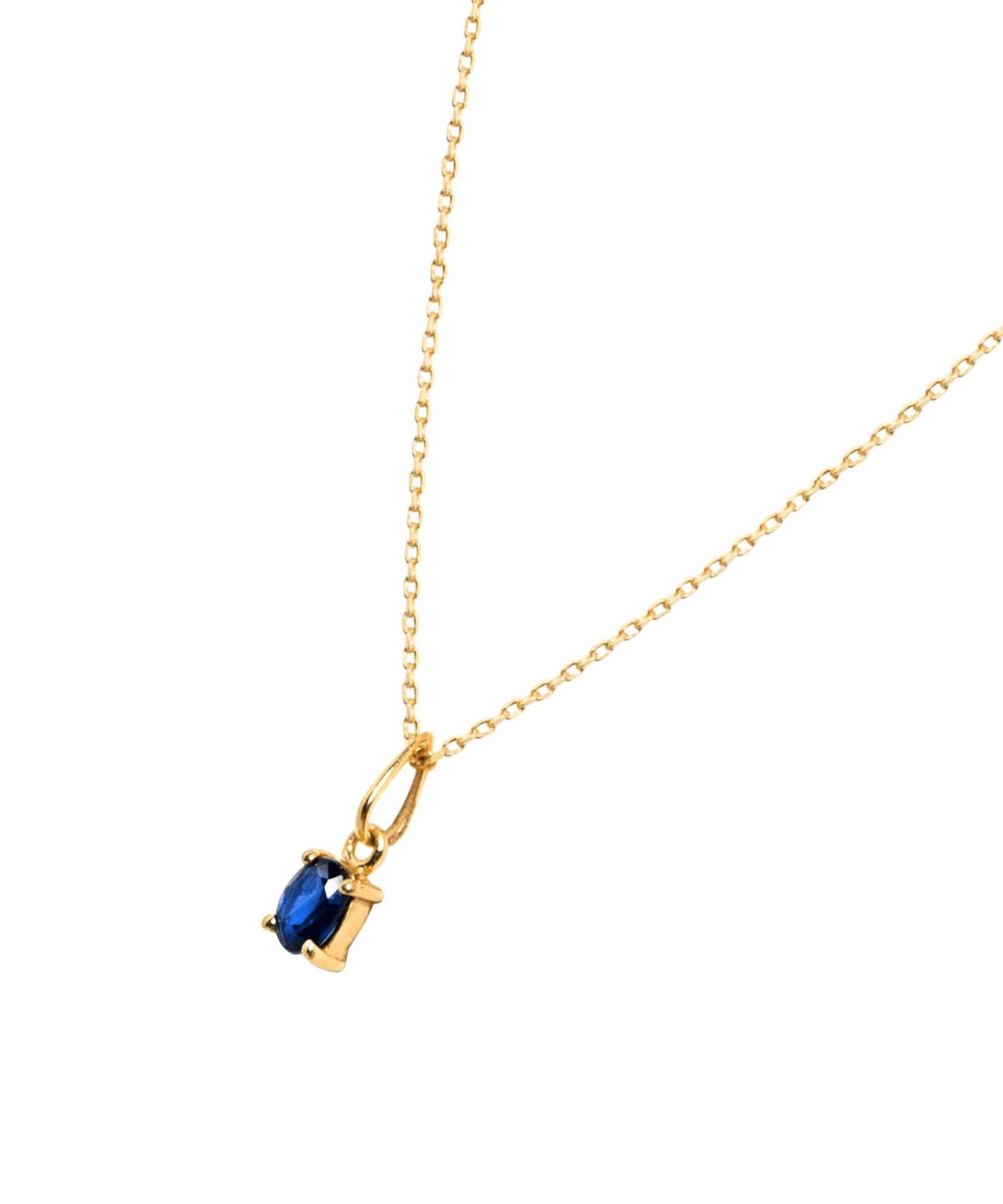Picture of Luna Rae Solid 9k Gold Sapphire Necklace