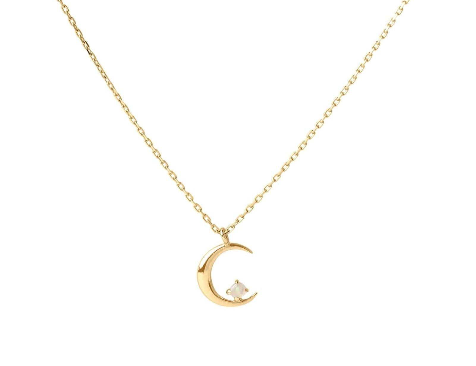 Picture of Luna Rae Solid 9k Gold Selene Necklace