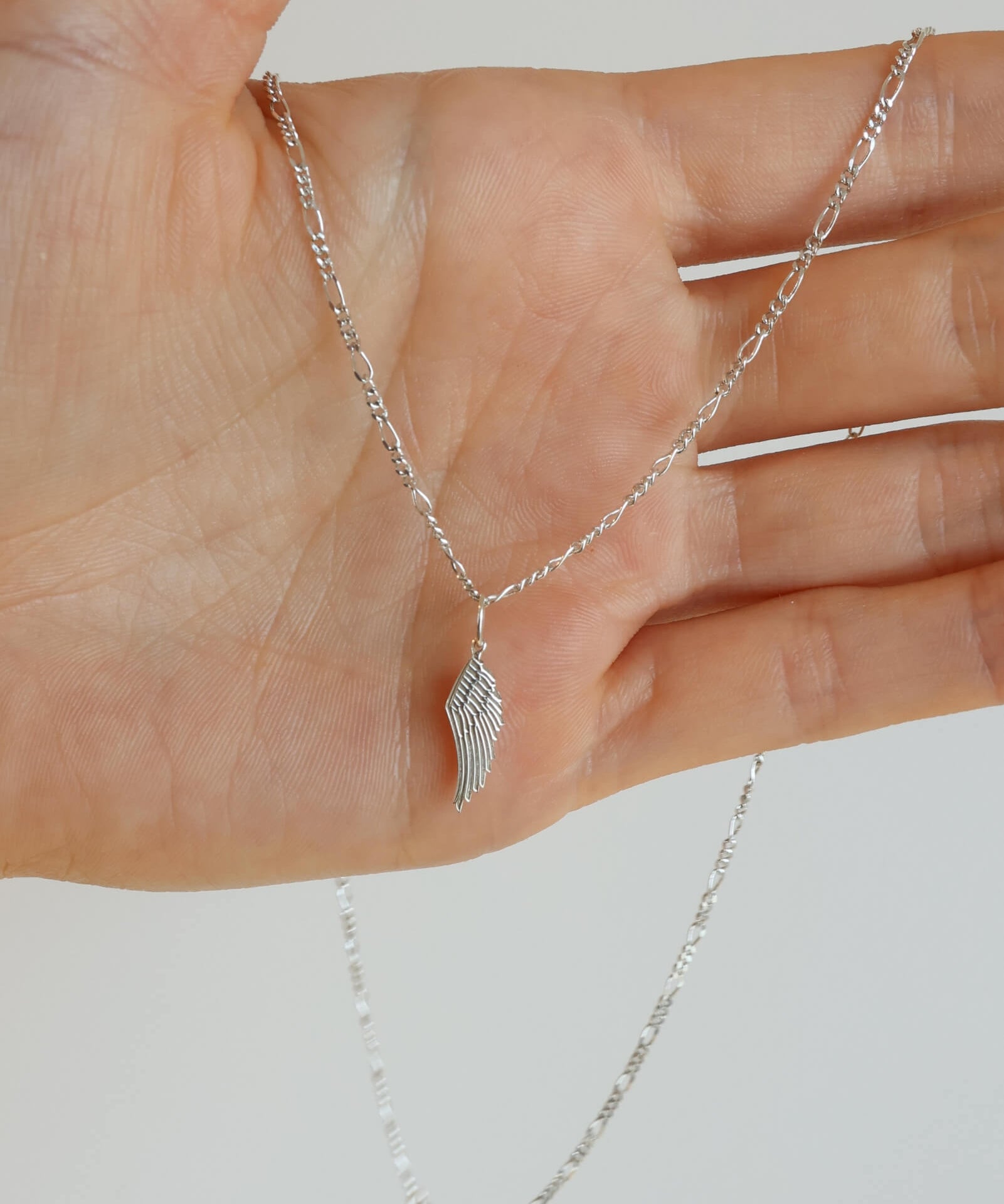 Silver Angel Wing Necklace