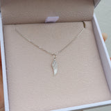 Silver Angel Wing Necklace