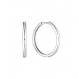 Sterling Silver Classic Hoops Medium