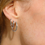 Sterling Silver Classic Hoops Small