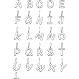 Sterling Silver Bubble Letter Pendant
