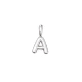 Sterling Silver Bubble Letter Pendant