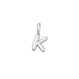 Sterling Silver Bubble Letter Pendant