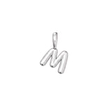 Sterling Silver Bubble Letter Pendant