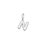 Sterling Silver Bubble Letter Pendant