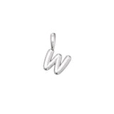 Sterling Silver Bubble Letter Pendant