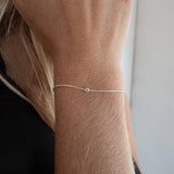 Silver Diamond Sky Bracelet