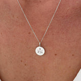 Sterling Silver Family Imprint Pendant